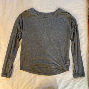 Lululemon women's long-sleeve with back opening